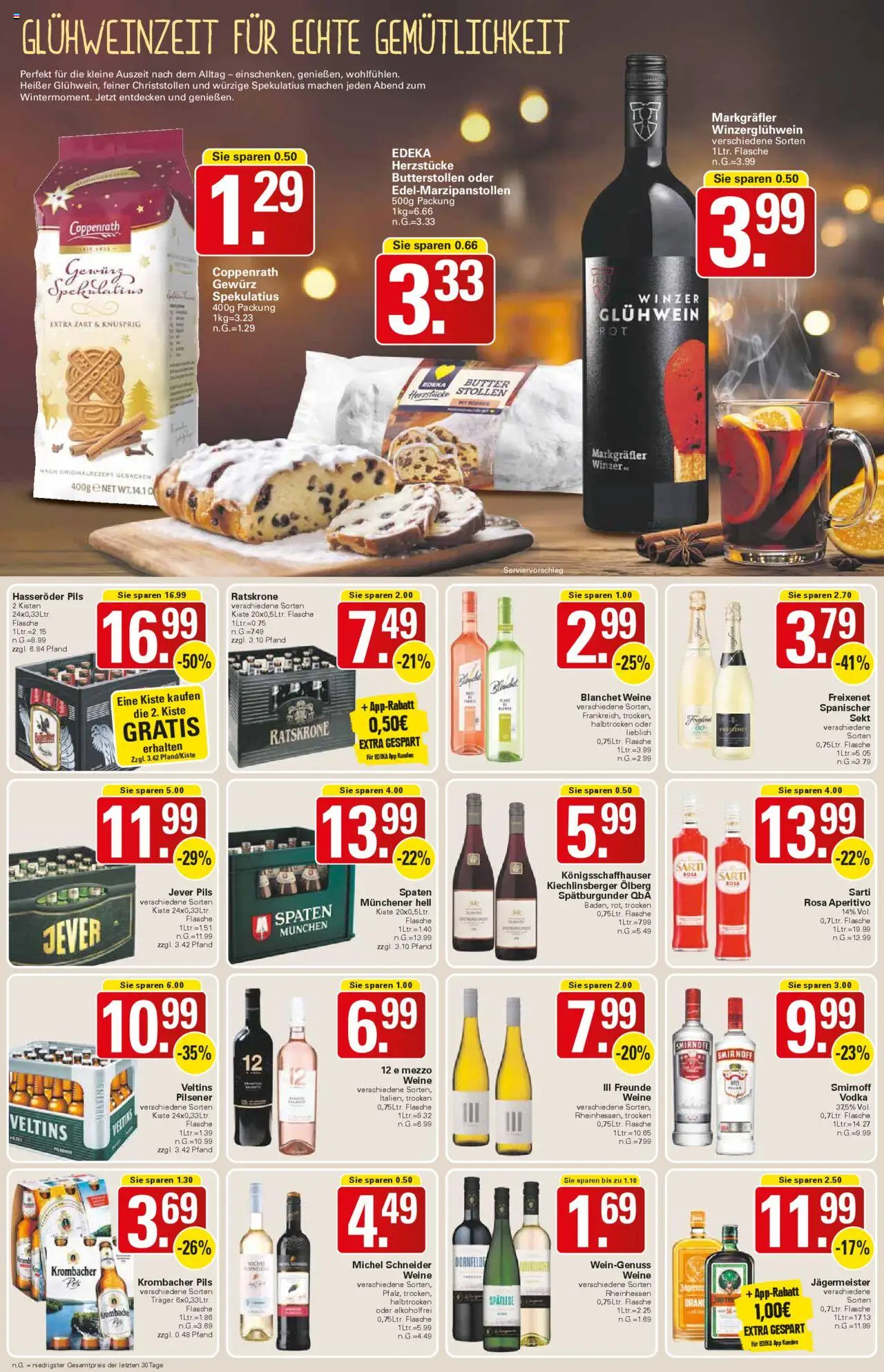 WEZ Prospekt – gültig ab 20.10.2025 | Seite: 14 | Produkte: Sekt, Smirnoff, Vodka, Hasseröder