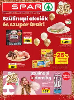 Spar Akciós újság - amely érvényes a következő dátumtól: 22.01.2026