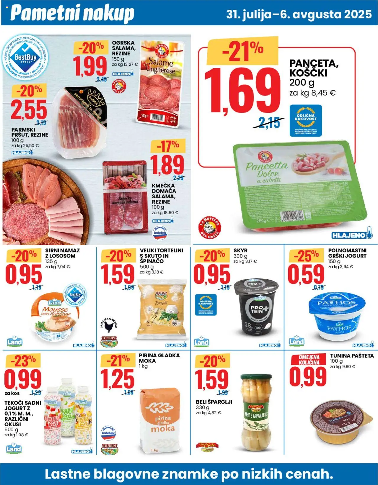 Eurospin - Maribor │ velja od 31.07.2025 | Stran: 10 | Izdelki: Grški jogurt, Sirni namaz, Tuna, Jogurt