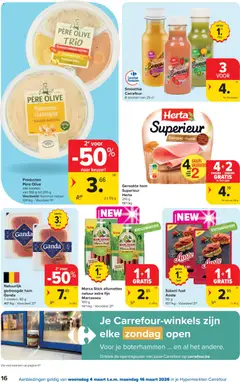 Carrefour folder week 10 - Voorbeeld van een folder van Carrefour, geldig van 04.03.2026 | Pagina: 16 | Producten: Ham, Tomaten, Salami