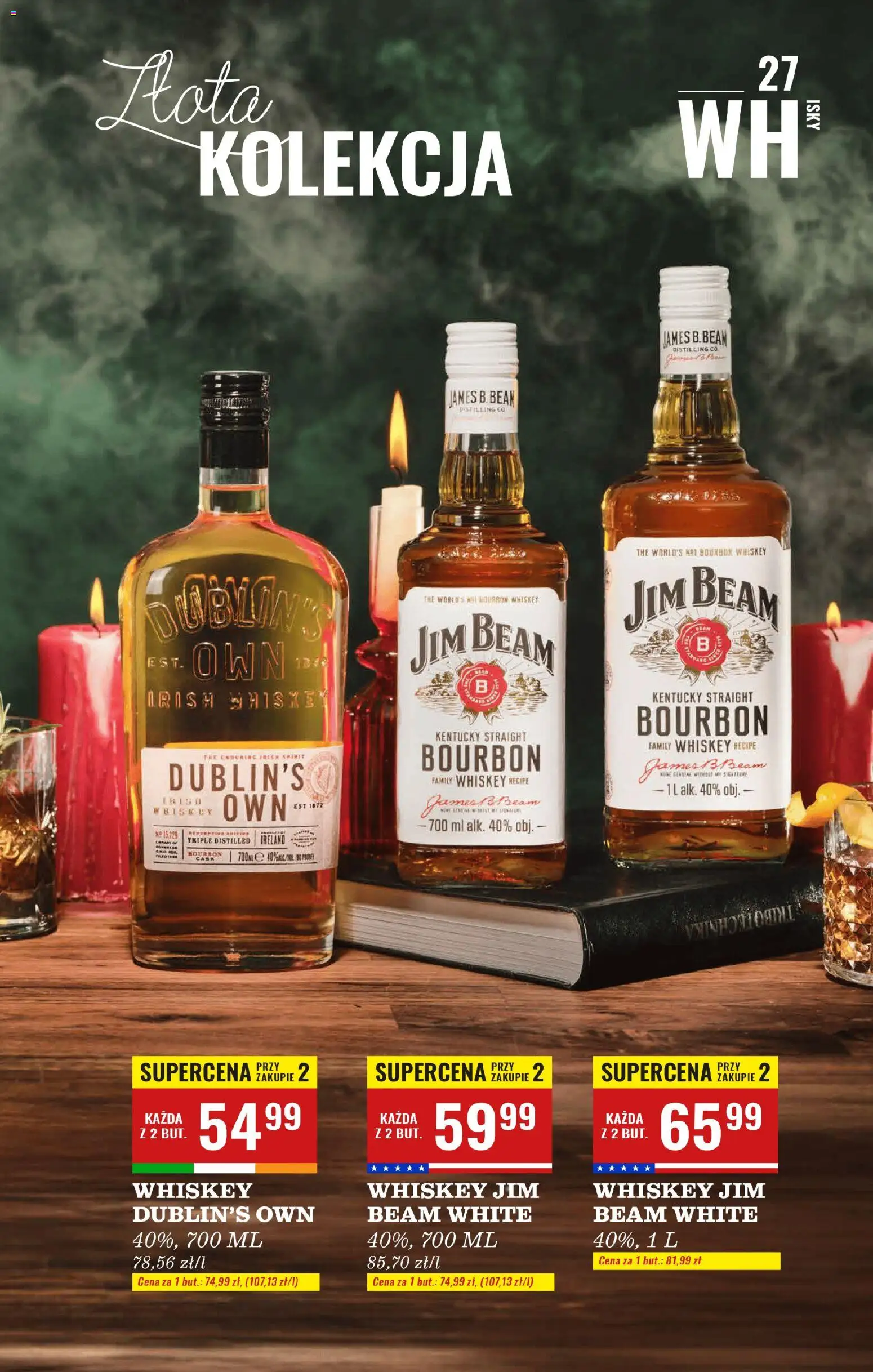 Biedronka gazetka - Czas na toast od 17.11.2025 | Strona: 27 | Produkty: Bourbon, Jim Beam