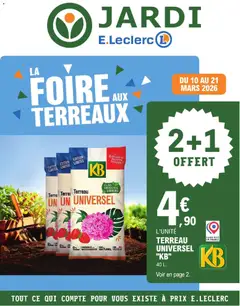 Brico E.Leclerc - Prévisualisation de Brico E.Leclerc - Trafic jardi printemps 2 - terreaux valide à partir de 10.03.2026