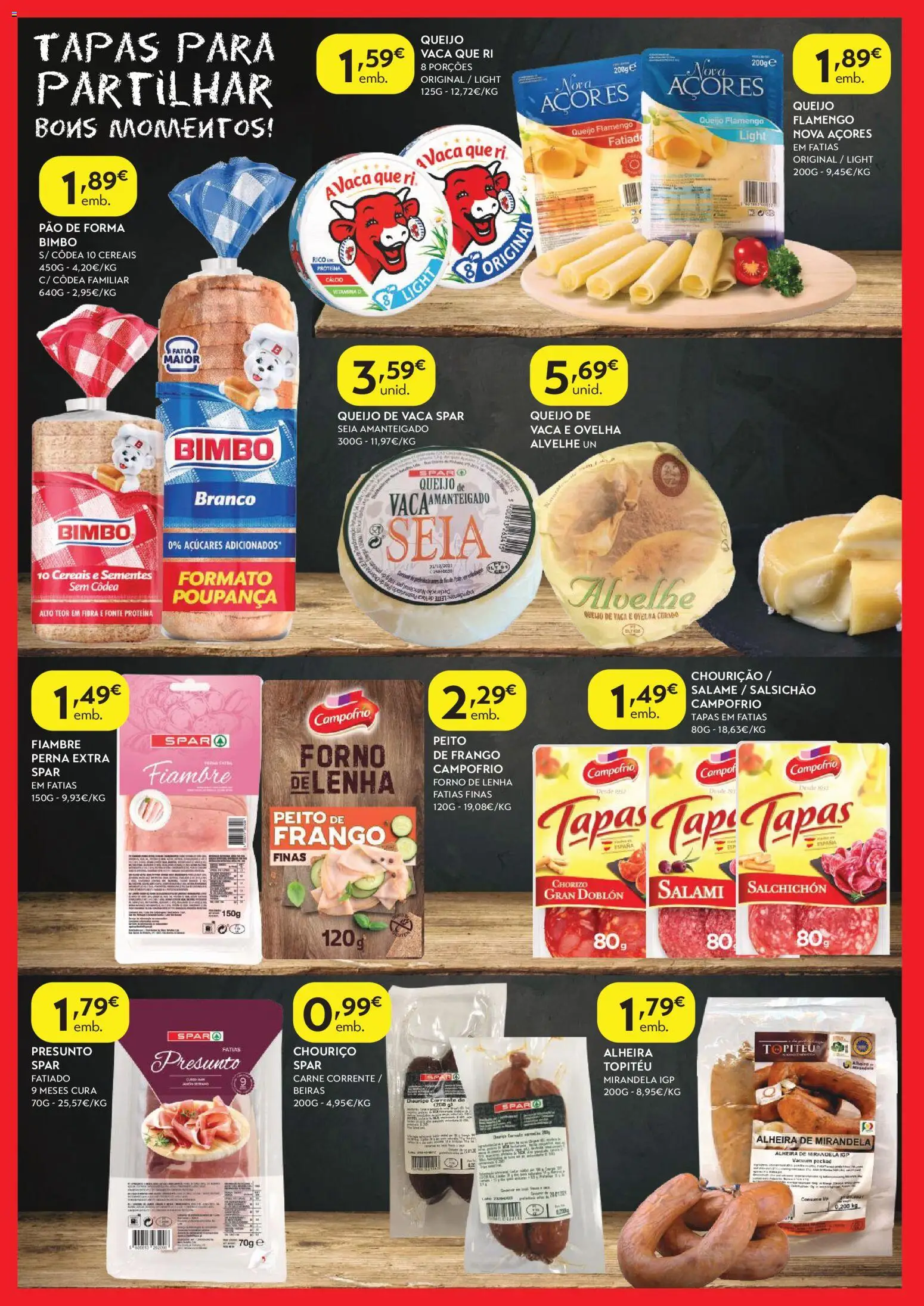 Spar - folheto │ válido de 25.11.2025 | Página: 2 | Produtos: Frango, Leite, Salame, Chouriço