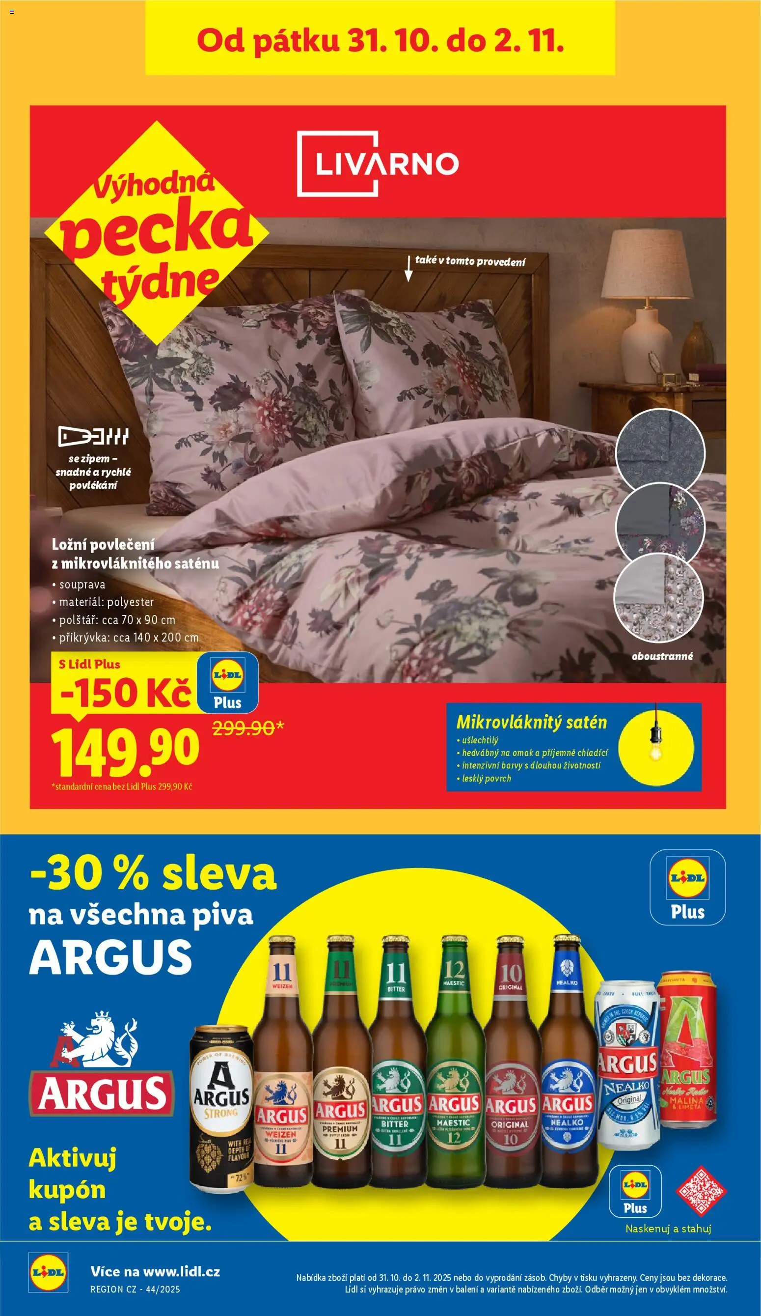 Lidl leták - Spotřební zboží od 27.10.2025 | Strana: 38 | Produkty: Povlečení, Ložní povlečení, Přikrývka, Barvy