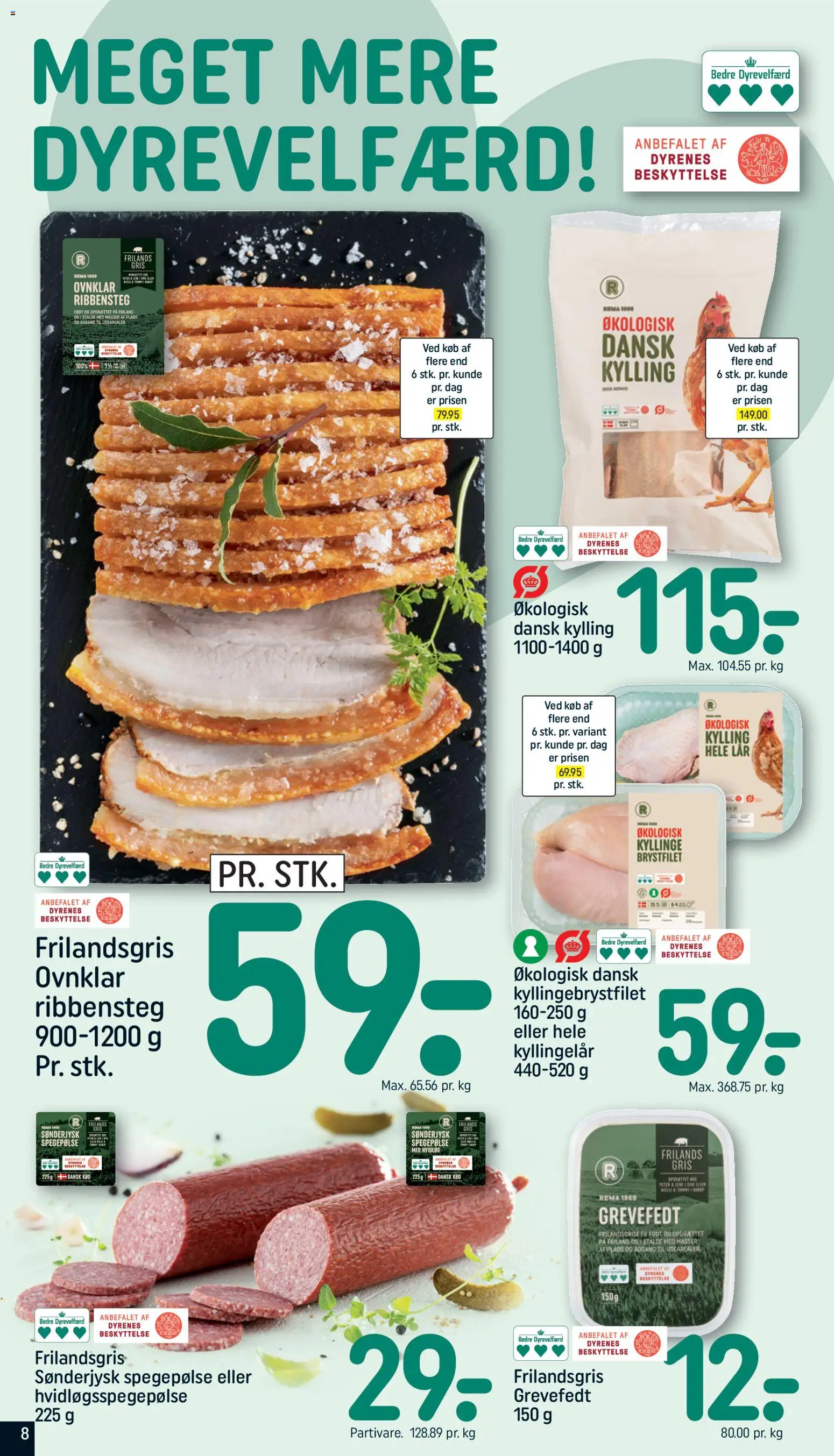 Rema 1000 tilbudsavis – gyldig fra 07.12.2025 | Side: 8 | Produkter: Salami, Spegepølse, Hvidløg