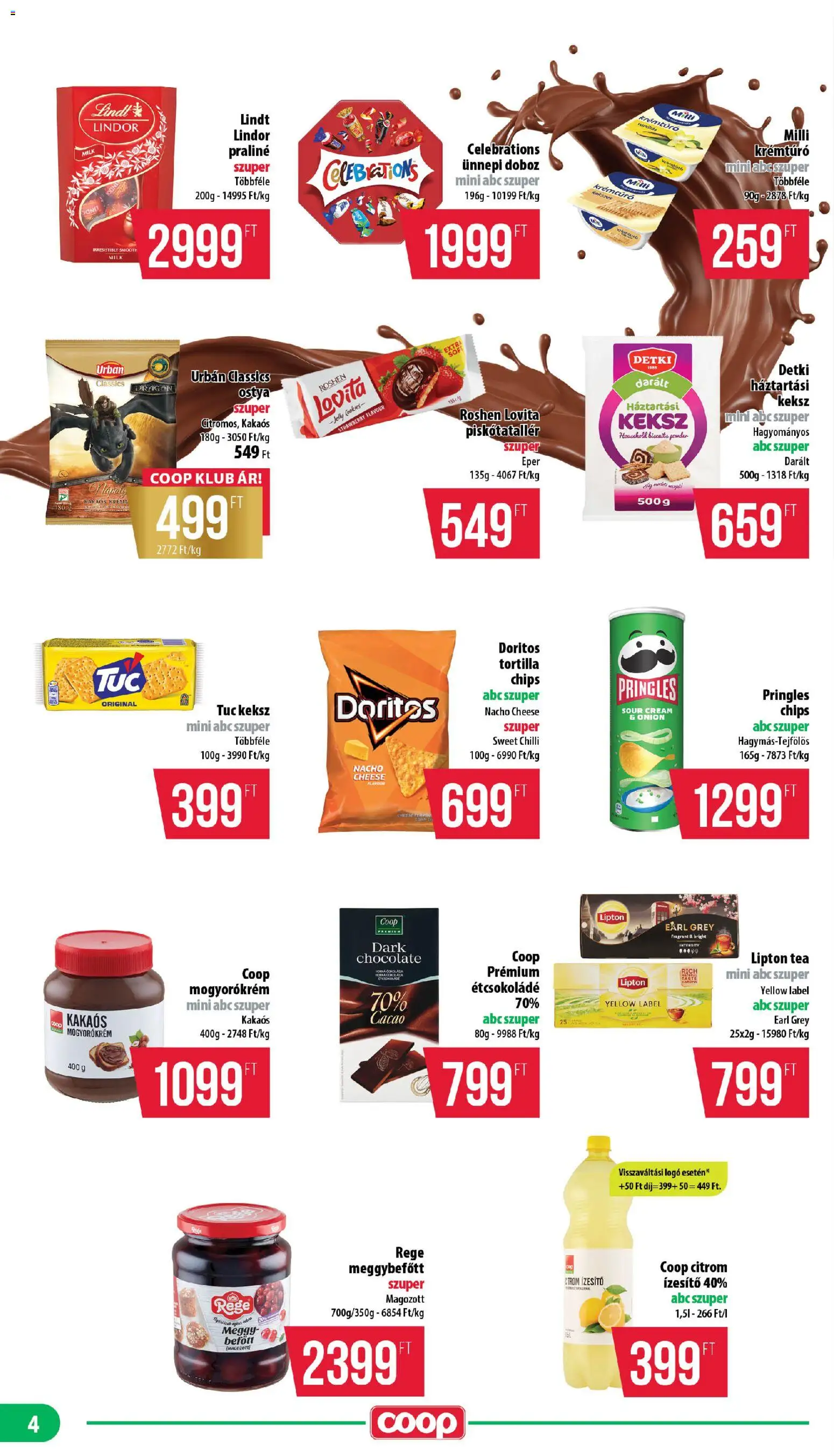 COOP akciós ujság - amely érvényes a következő dátumtól: 12.02.2026 | Oldal: 4