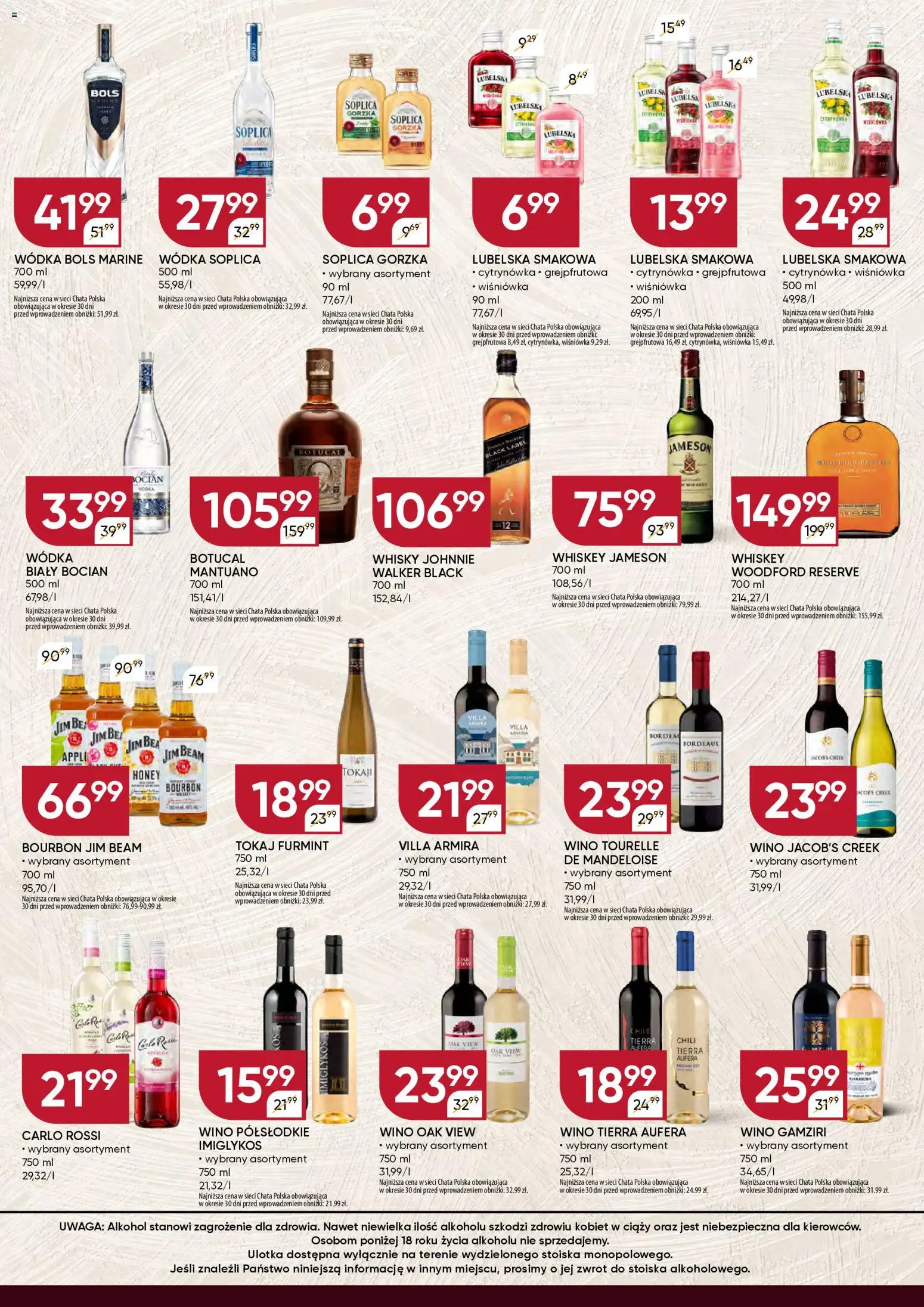 Chata Polska Gazetka - Mocna Oferta od 24.02.2026 | Strona: 2 | Produkty: Black Label, Vodka, Whisky, Carlo Rossi