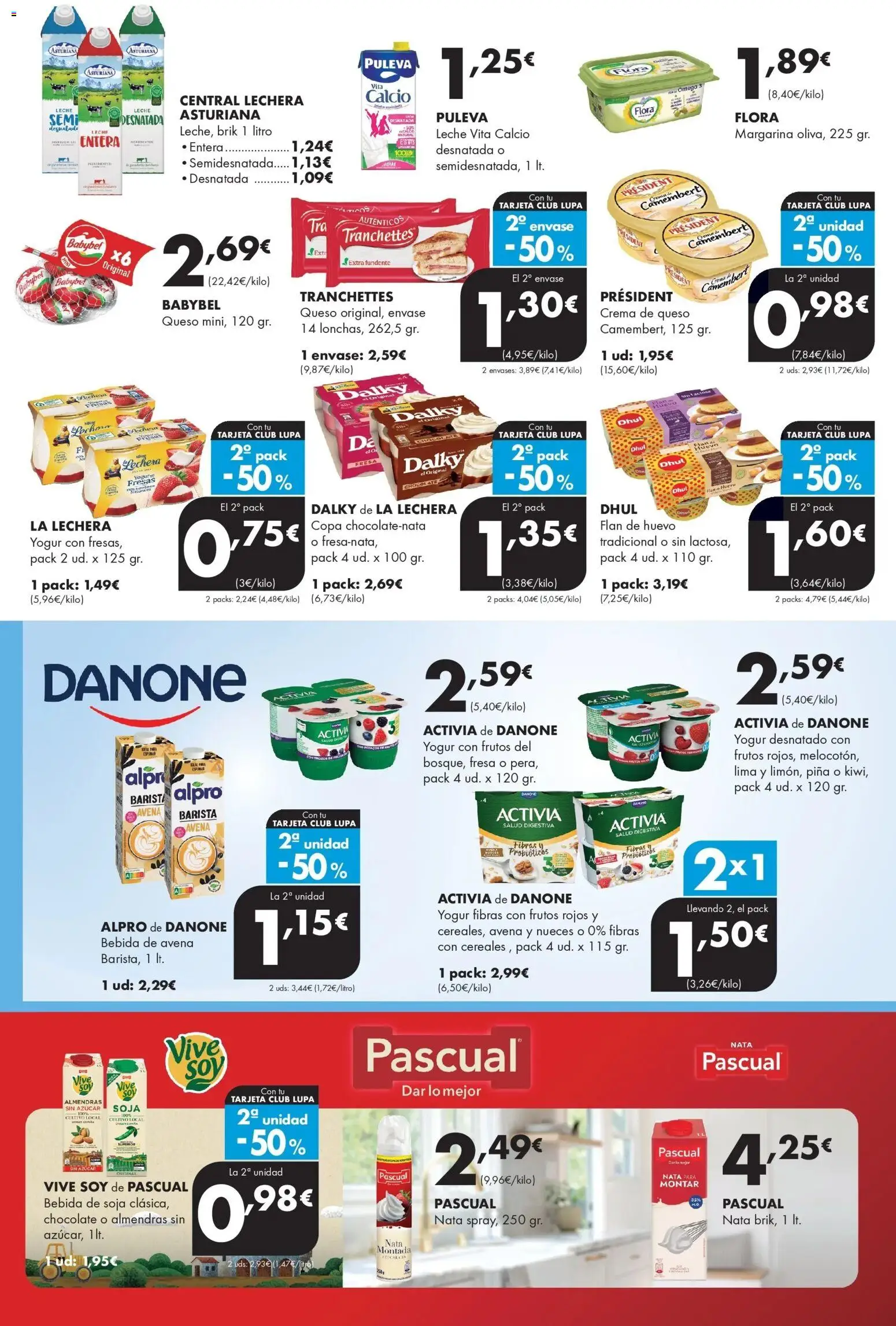 Lupa Supermercados - Tus vecinos de confianza │ válido desde el 05.02.2026 | Página: 8 | Productos: Queso, Yogur, Fresas, Bebida de soja