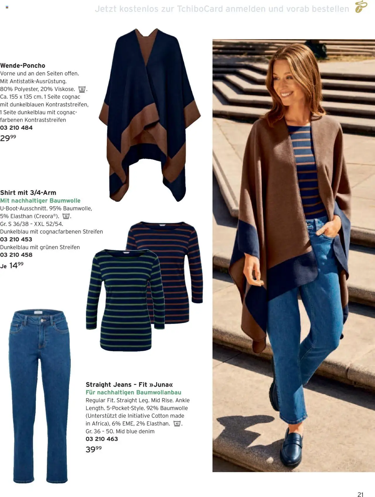 Katalog Tchibo Herbst – gültig ab 15.09.2025 | Seite: 21 | Produkte: Shirt, Jeans