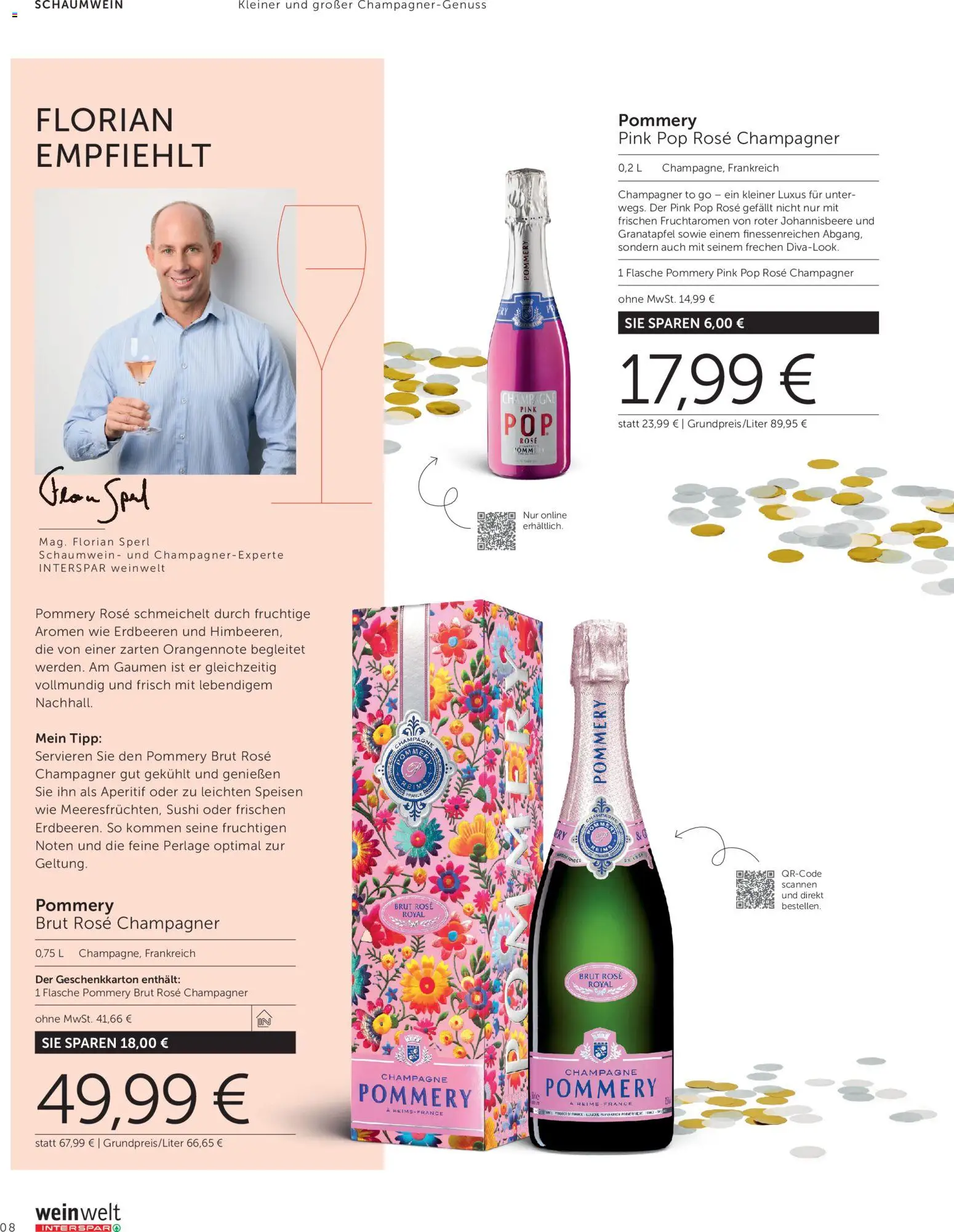 Interspar Geschenkewelt No2 gültig ab 20.11.2025 | Seite: 8 | Produkte: Erdbeeren, Wein