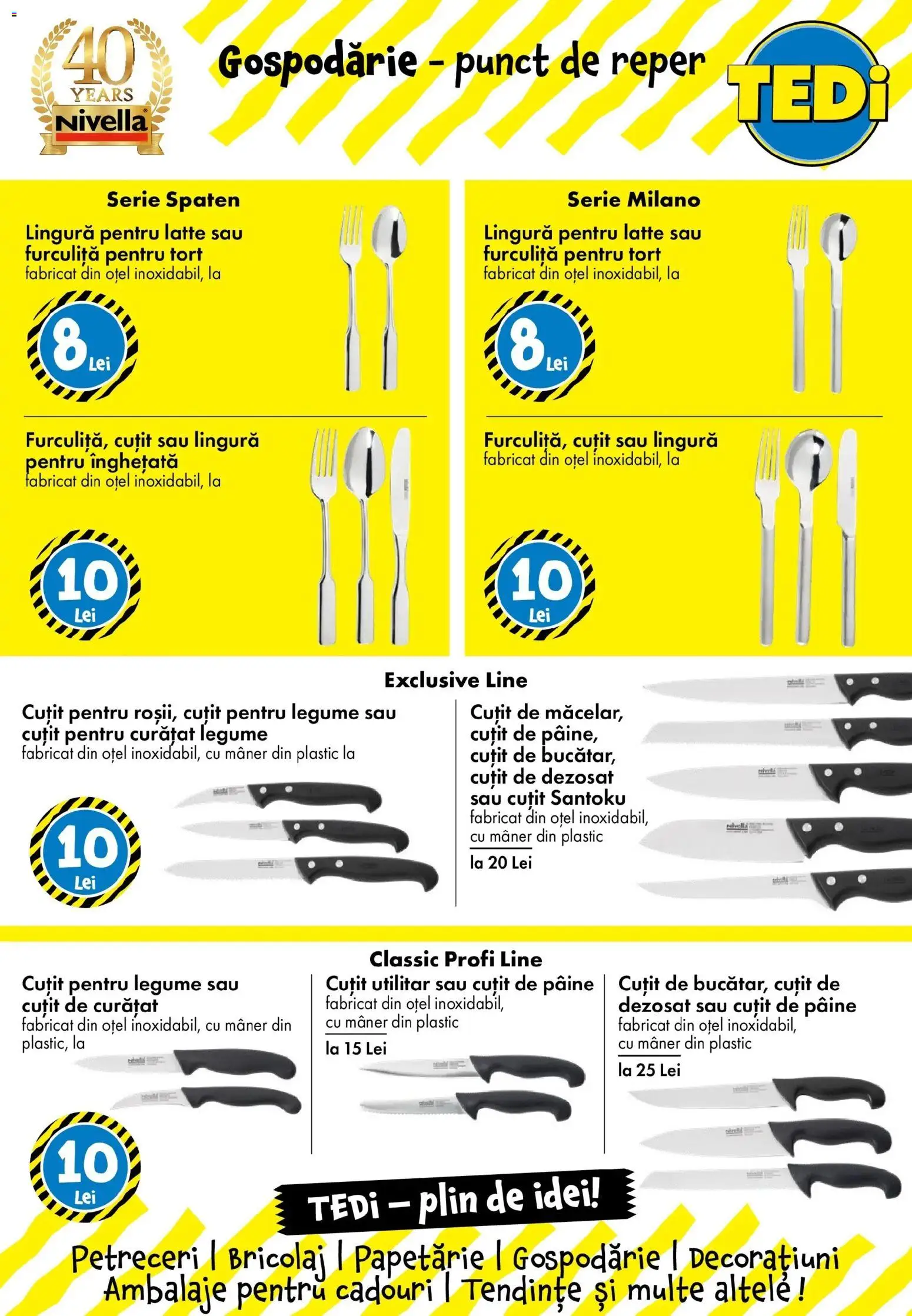 Noul catalog TEDi – valabil de la 29.01.2026 | Pagină: 11 | Produse: Mâner, Tort, Pâine, Înghețată