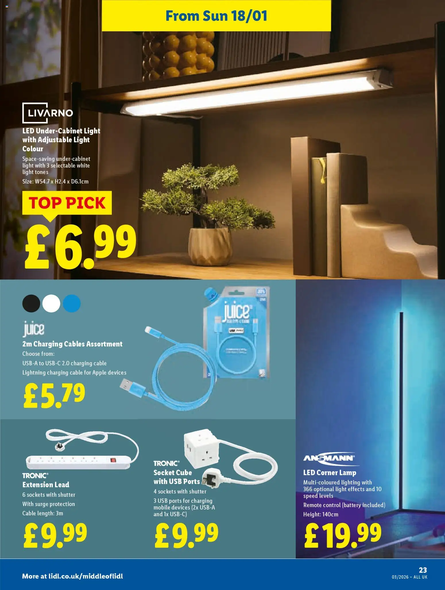 {H1} | Page: 25 | Products: Lamp, Apple, Cable, USB