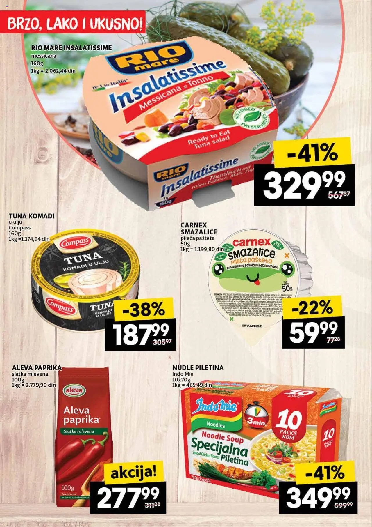 Idea katalog - važi od 16.10.2025 | Strana: 18 | Proizvode: Paprika, Rio mare, Piletina, Pašteta