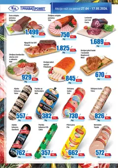 Stišnjena šunka Trlić, Stišnjena šunka - pregled Trnava Promet kataloga - važi od 27.04.2026 | Strana: 2