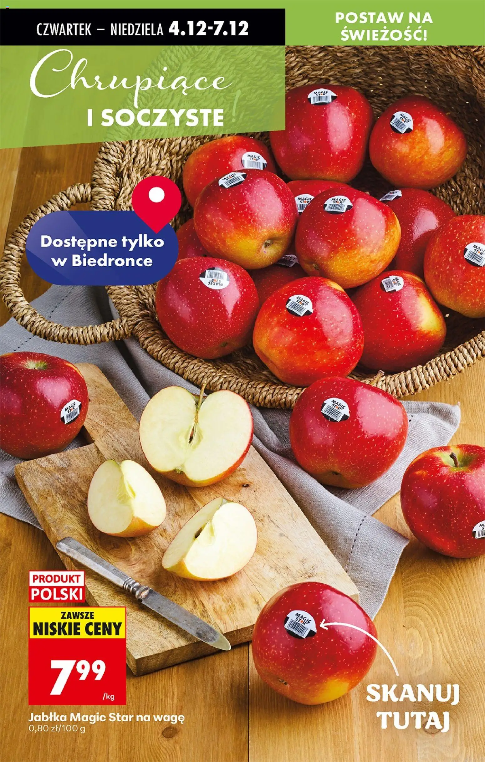 Biedronka gazetka - Oferta w tym tygodniu od 04.12.2025 | Strona: 28 | Produkty: Jabłka