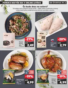 Kaufland leták platný od 19.03.2026 | Strana: 17 | Produkty: Kačacie prsia, Kuracie rezne