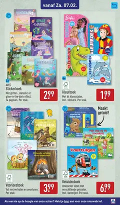 Aldi - Folder week 6 - Voorbeeld van een folder van Aldi, geldig van 02.02.2026 | Pagina: 55 | Producten: Boek, Geluid, Zaklamp, Stickers