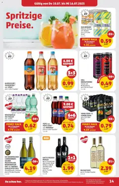 Penny Markt Flugblatt gültig ab 10.07.2025 | Seite: 14 | Produkte: Zitrone, Ananas