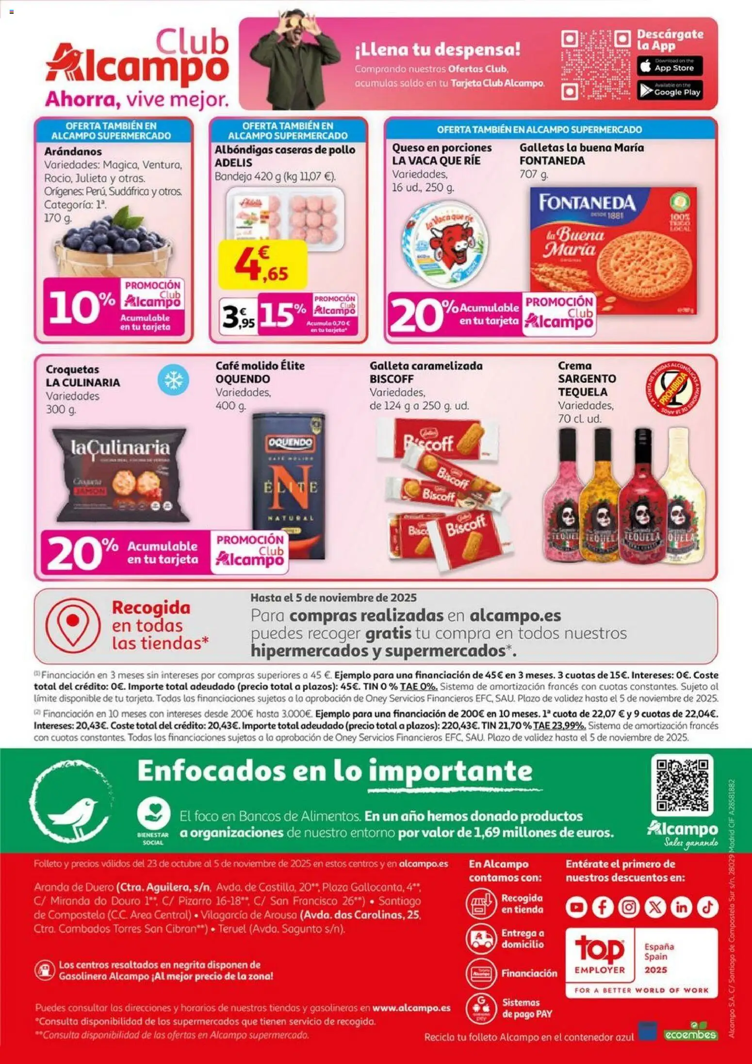 Alcampo - HP Nacional Unificado │ válido desde el 23.10.2025 | Página: 36 | Productos: Café, Café molido, Crema, Bandeja