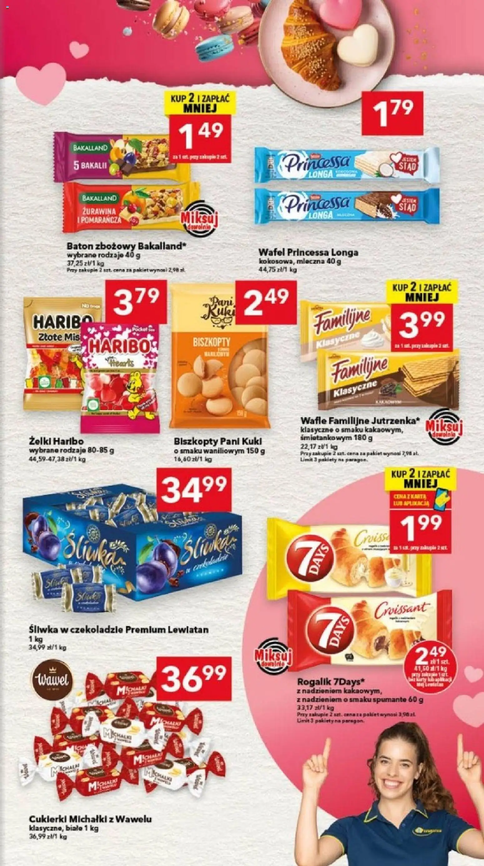 Lewiatan gazetka - Bydgoszcz od 12.02.2026 | Strona: 11 | Produkty: Żelki haribo, Karta, Wafle, Żelki