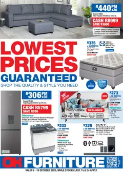OK Furniture specials catalogue – valid from 06.10.2025
