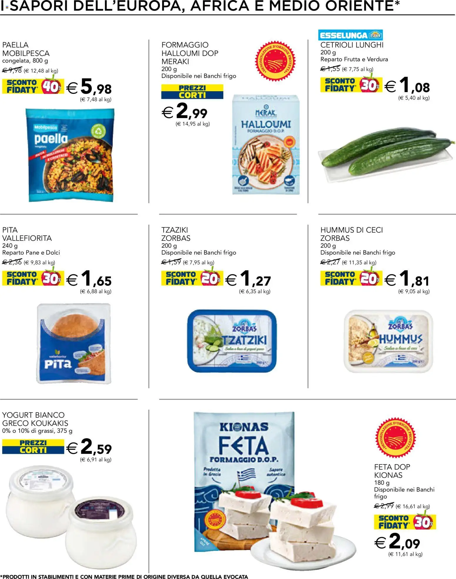 Volantino Esselunga S del 12.02.2026 | Pagina: 10 | Prodotti: Yogurt, Cetrioli, Formaggio, Feta