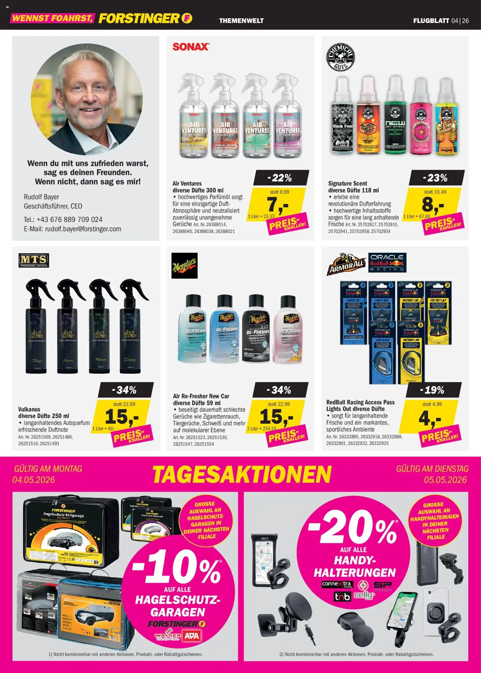 Forstinger Flugblatt gültig ab 22.04.2026 | Seite: 10 | Produkte: Duft