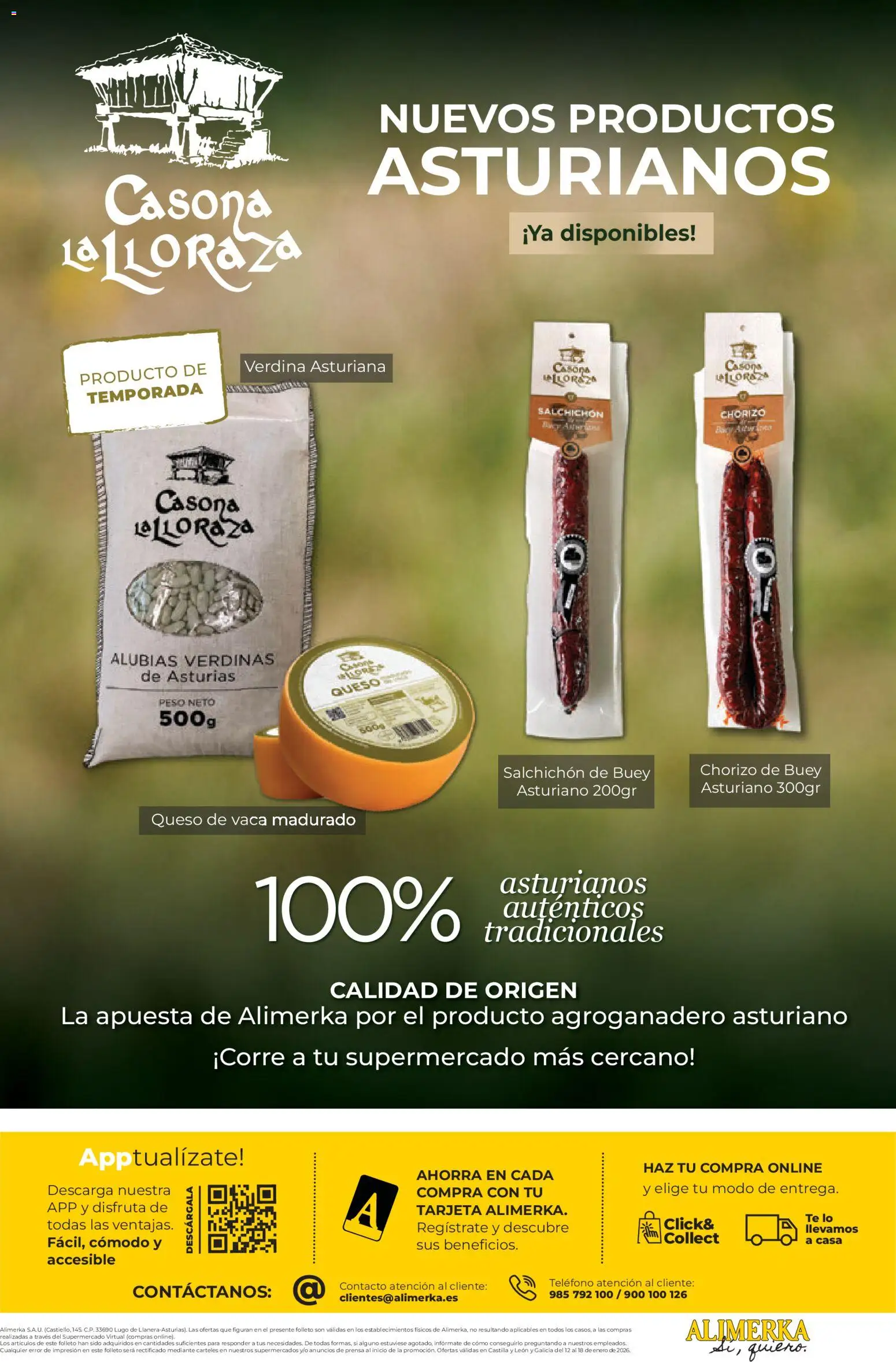 Alimerka folleto Castilla y León │ válido desde el 12.01.2026 | Página: 16 | Productos: Té, Teléfono, Peso, Prensa