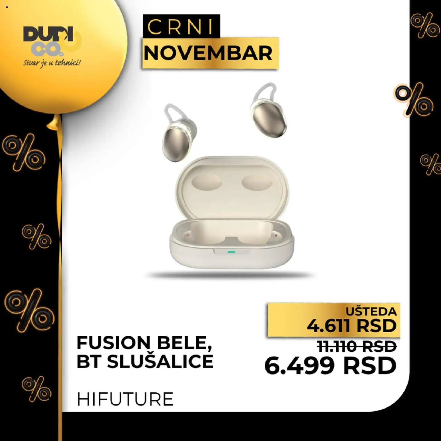 Dudi co. katalog - važi od 10.11.2025 | Strana: 9 | Proizvode: Slušalice