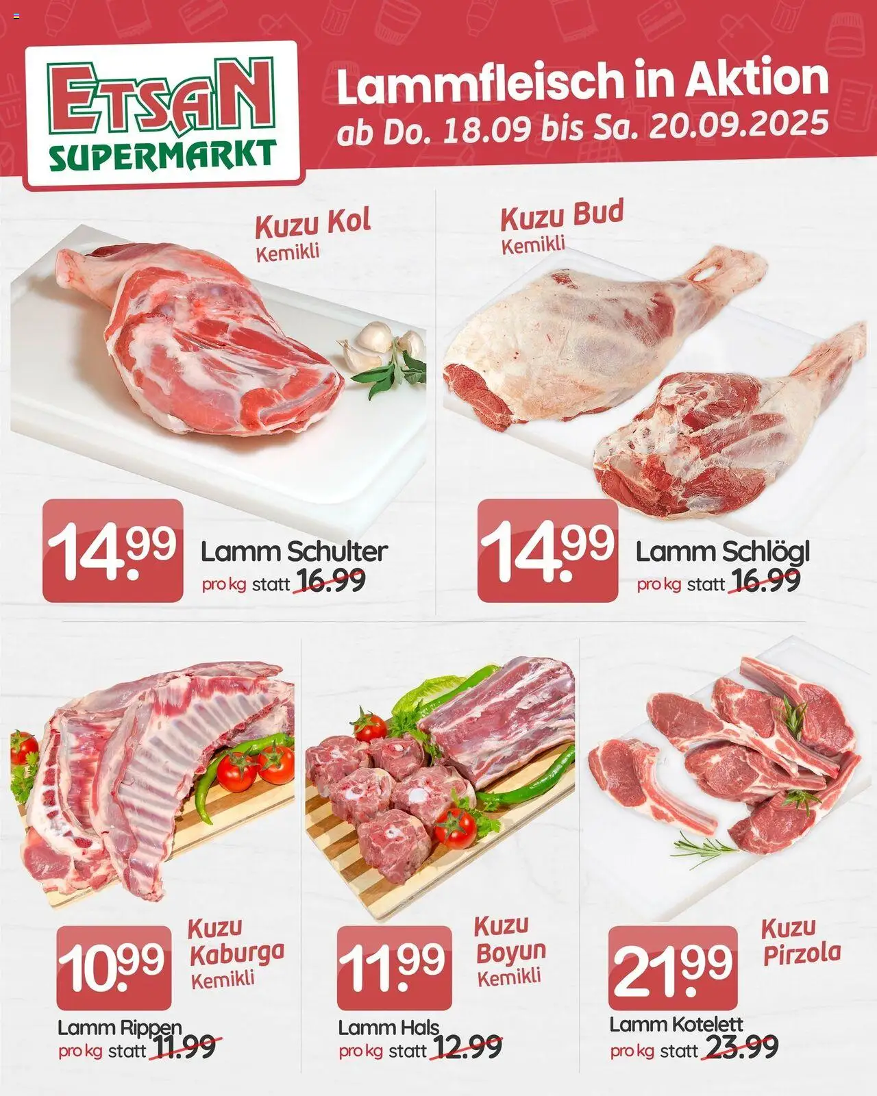 ETSAN Lammfleisch in Aktion gültig ab 18.09.2025 | Seite: 1
