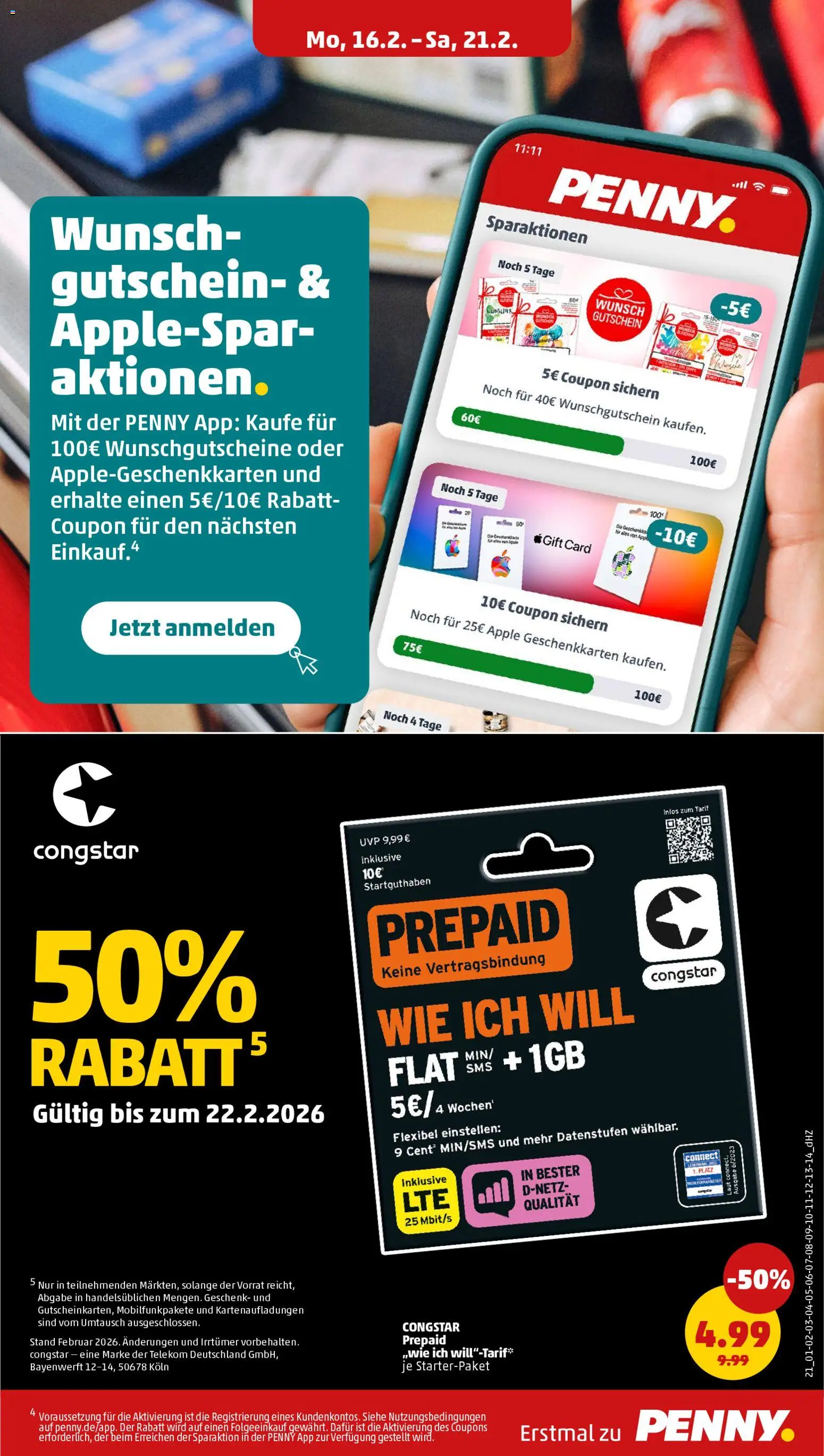 Penny Prospekt 	 – gültig ab 16.02.2026 | Seite: 23 | Produkte: Apple