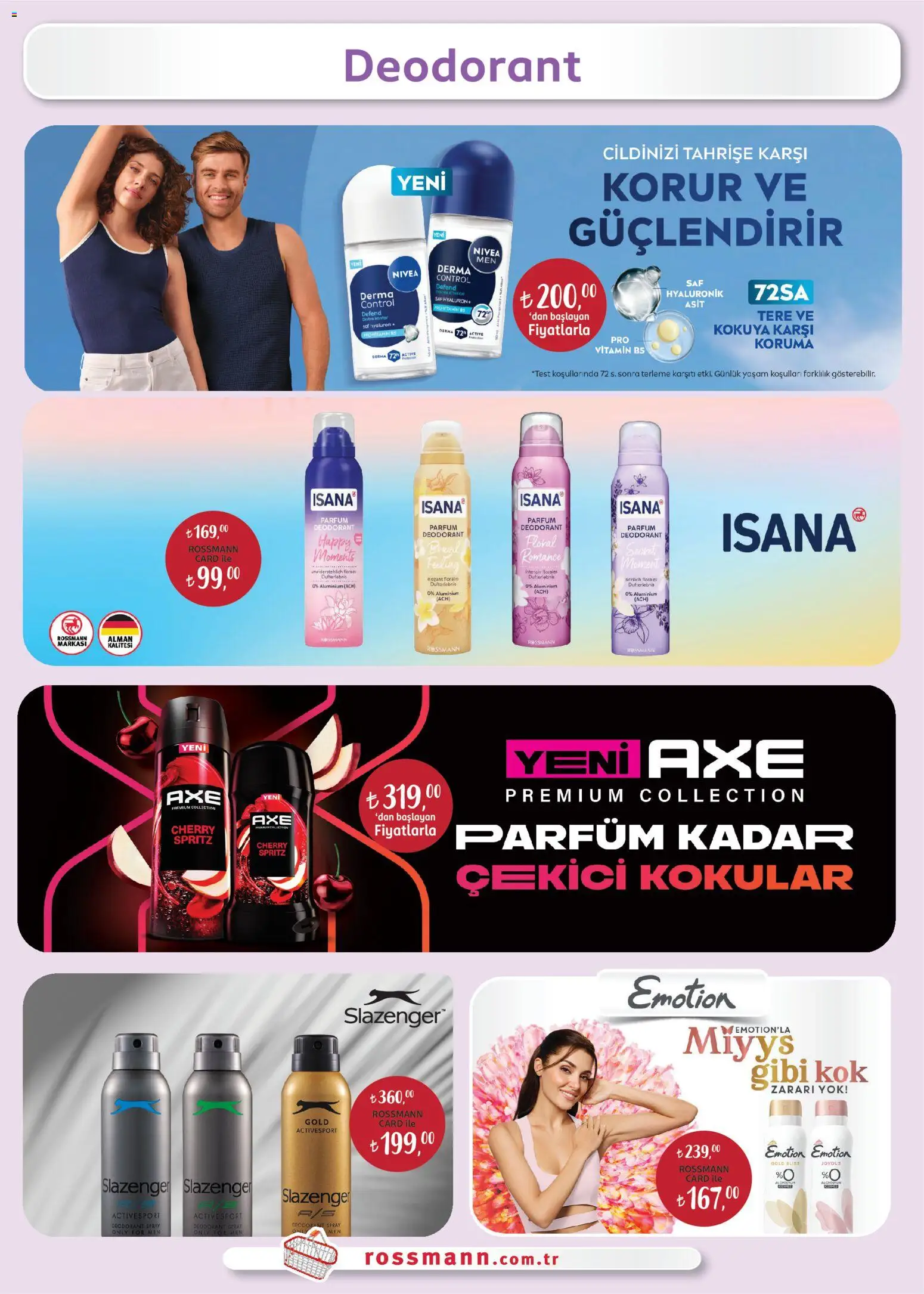 Rossmann - Kasım Kişisel Bakım Kataloğu - 30.10.2025 tarihinden itibaren geçerlidir | Sayfa: 17 | Ürünler: Deodorant, Parfüm, Tere, Şal