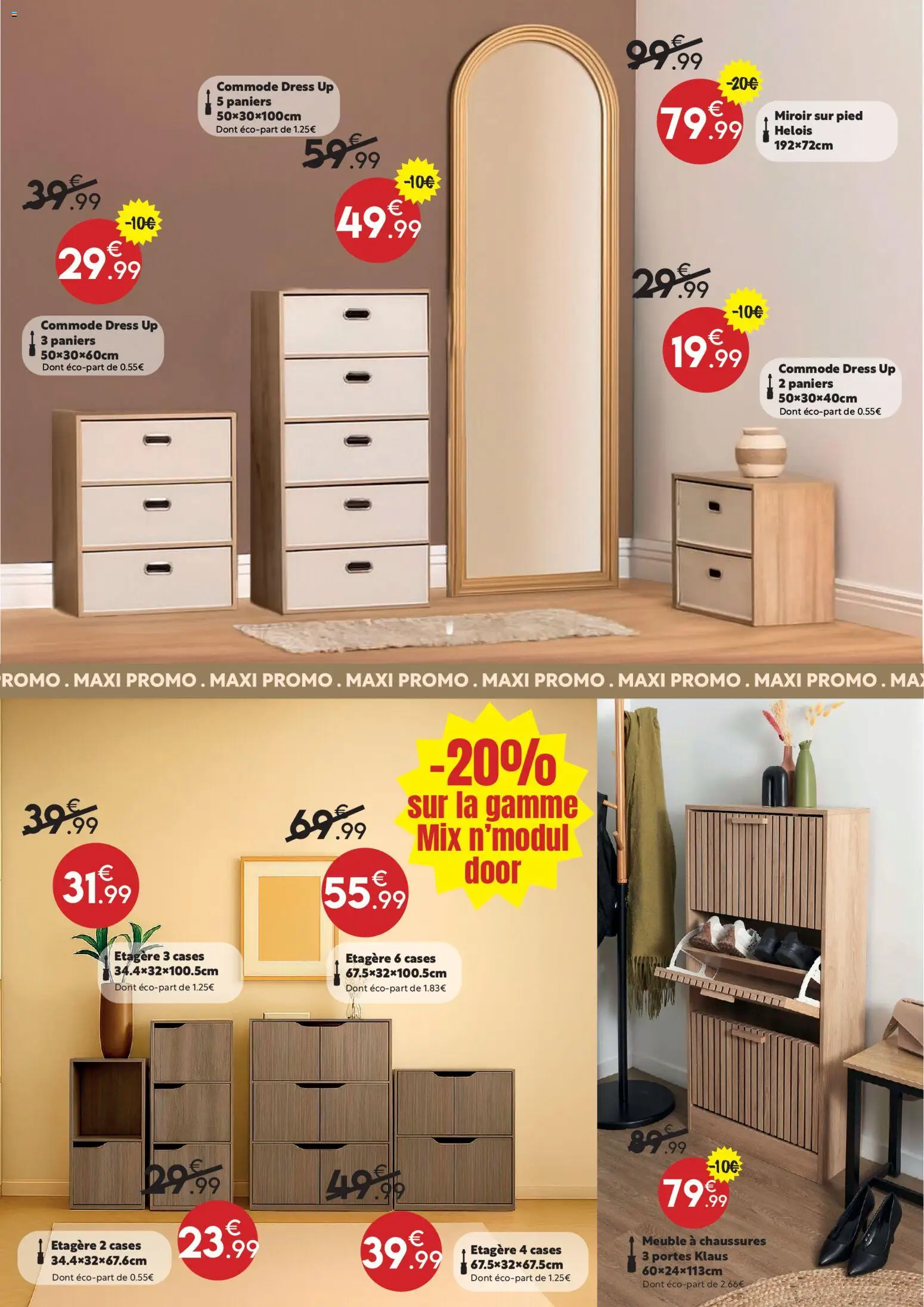 {H1} | Page: 9 | Produits: Meuble, Étagère, Portes, Miroir