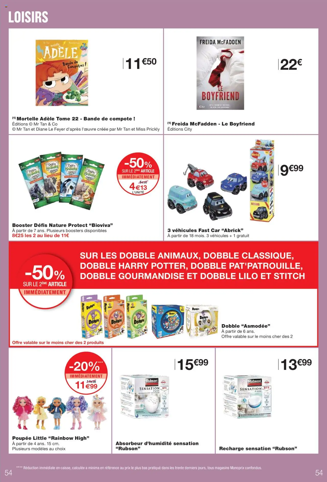 {H1} | Page: 54 | Produits: Poupée, Absorbeur d'humidité
