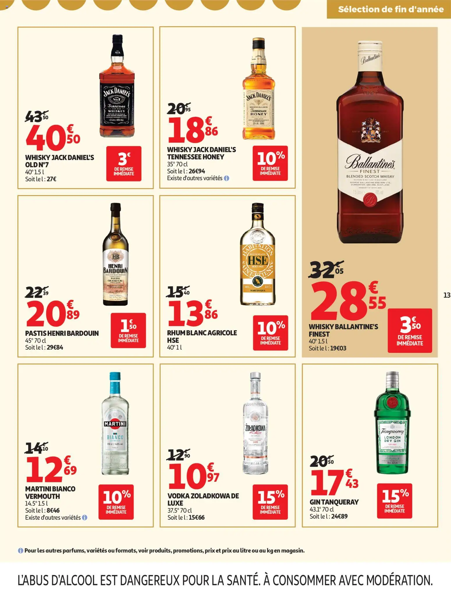 {H1} | Page: 13 | Produits: Whisky, Rhum, Vermouth, Gin