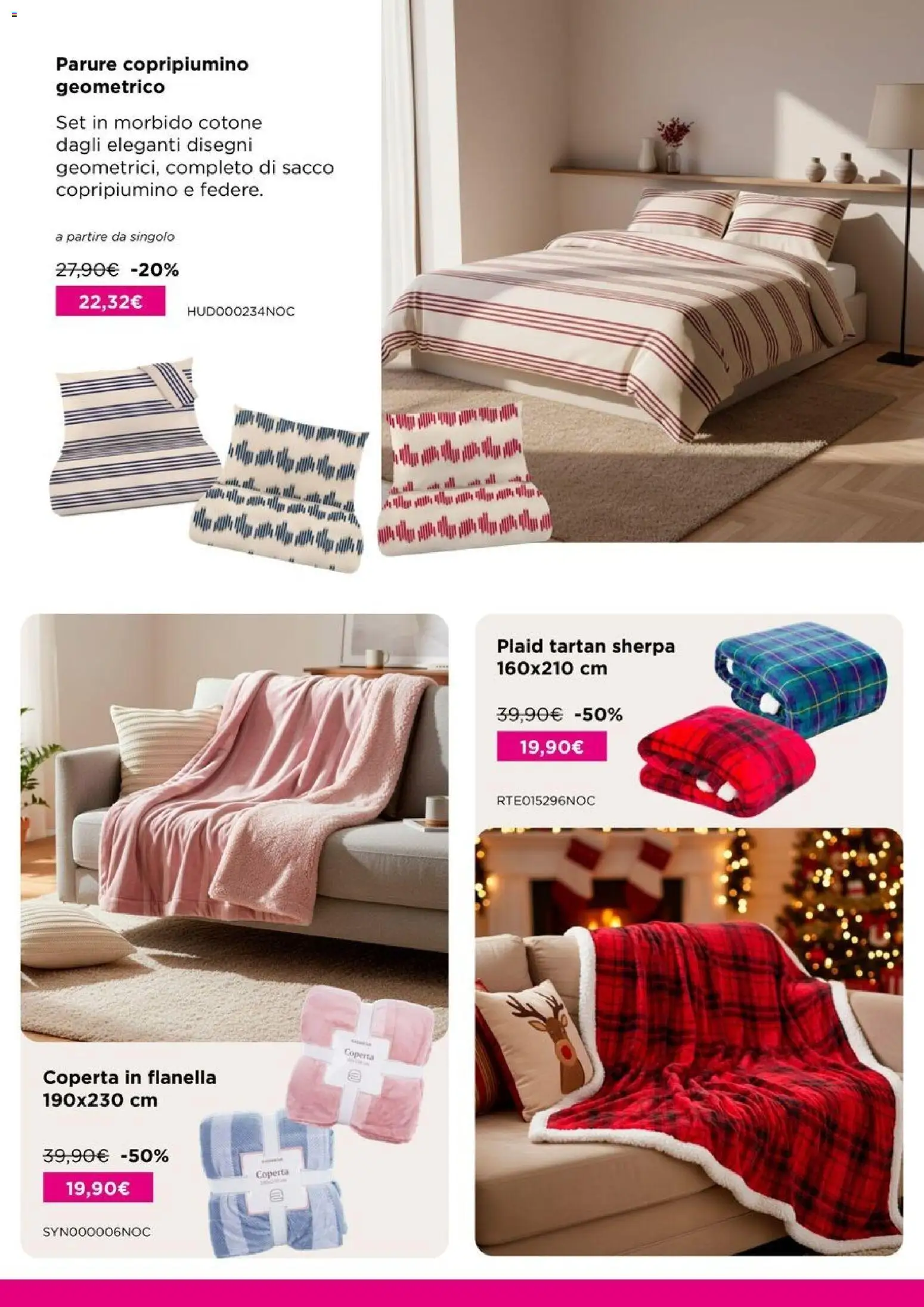 Volantino Kasanova del 15.01.2026 | Pagina: 4 | Prodotti: Copripiumino, Plaid, Coperta