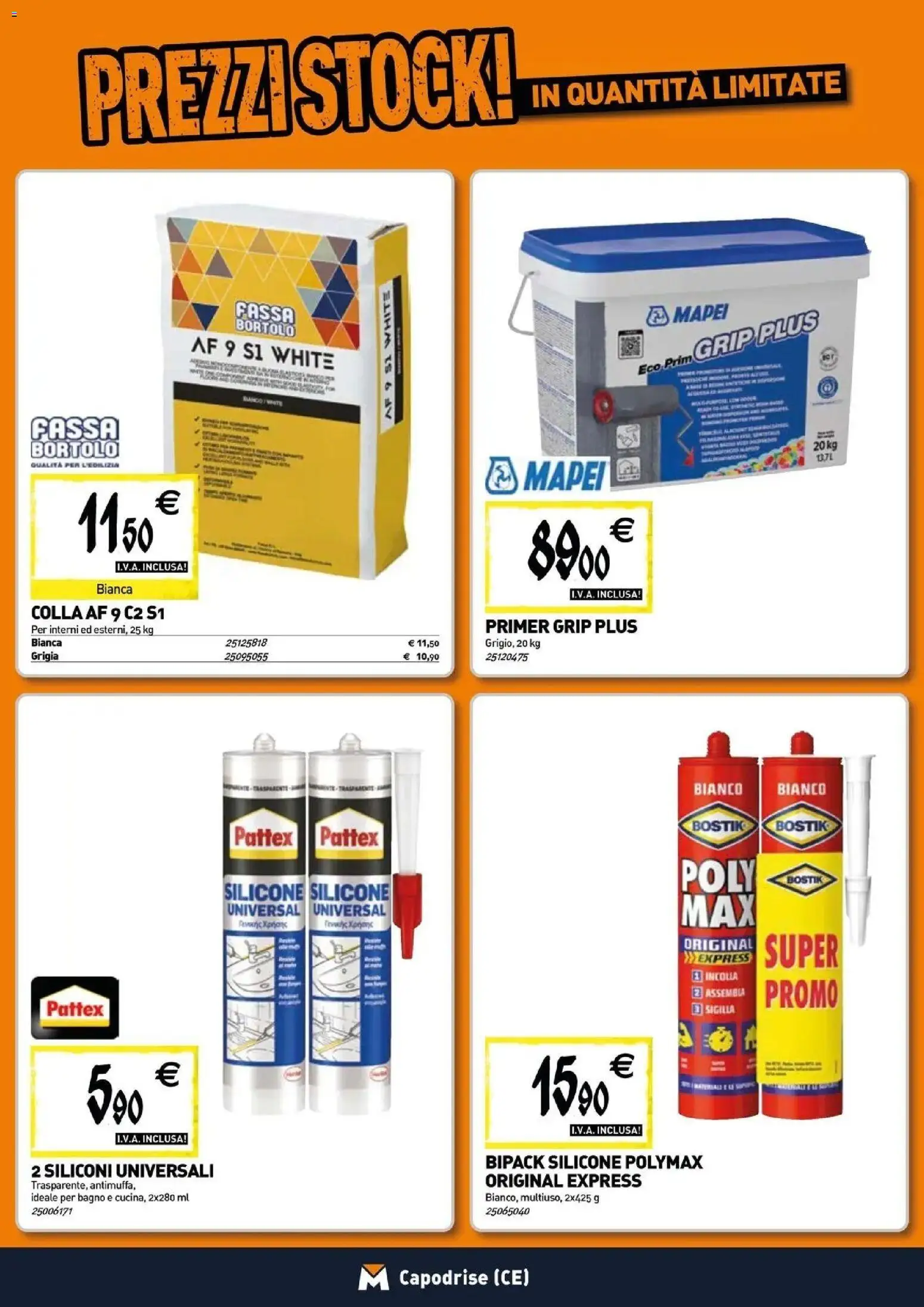 Volantino TECNOMAT del 12.03.2026 | Pagina: 10 | Prodotti: Colla, Silicone, Bagno