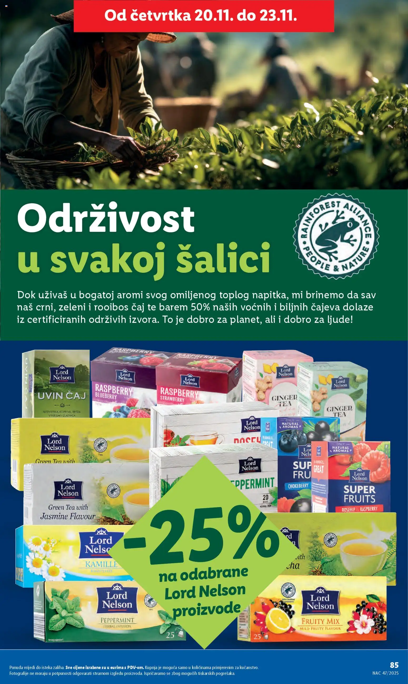 Lidl katalog | vrijedi od 17.11.2025 | Stranica: 85 | Proizvodi: Čaj