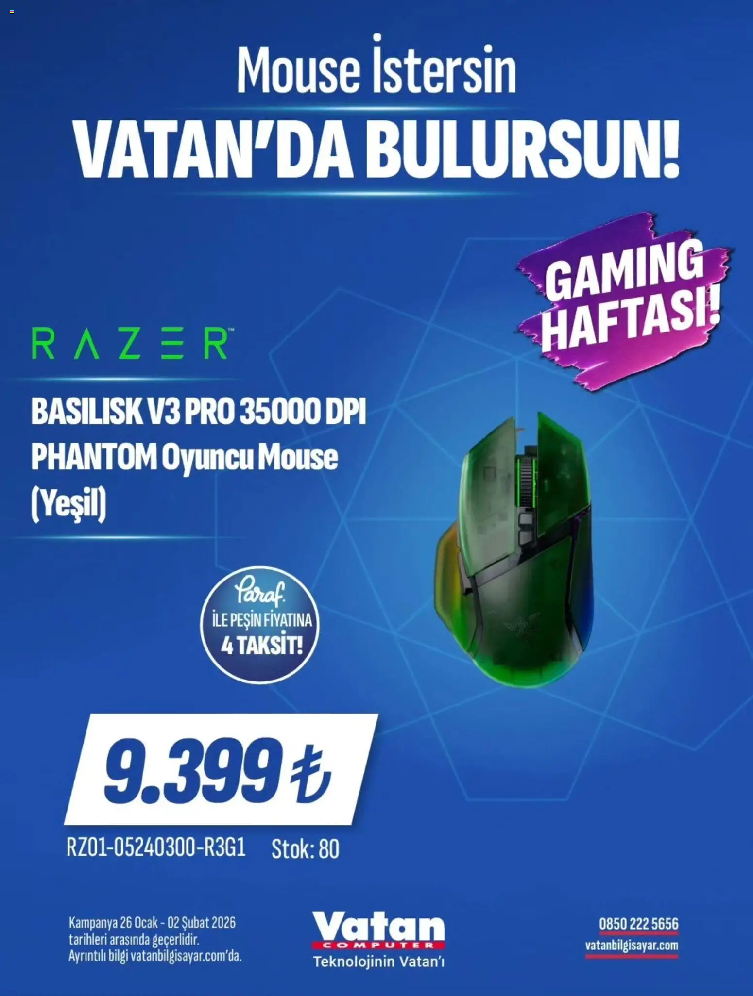 Vatan Bilgisayar İndirim - 26.01.2026 tarihinden itibaren geçerlidir | Sayfa: 21 | Ürünler: Oyuncu, Ocak