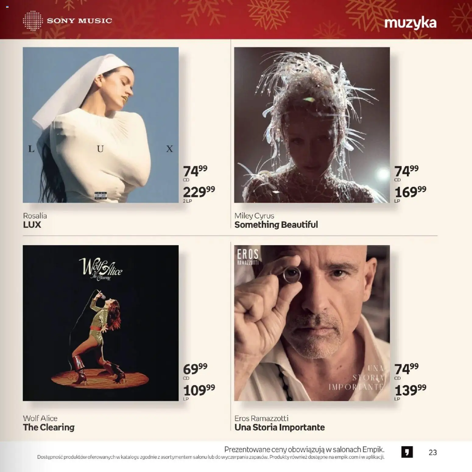 Empik promocje - Xmas Muzyka od 26.11.2025 | Strona: 23