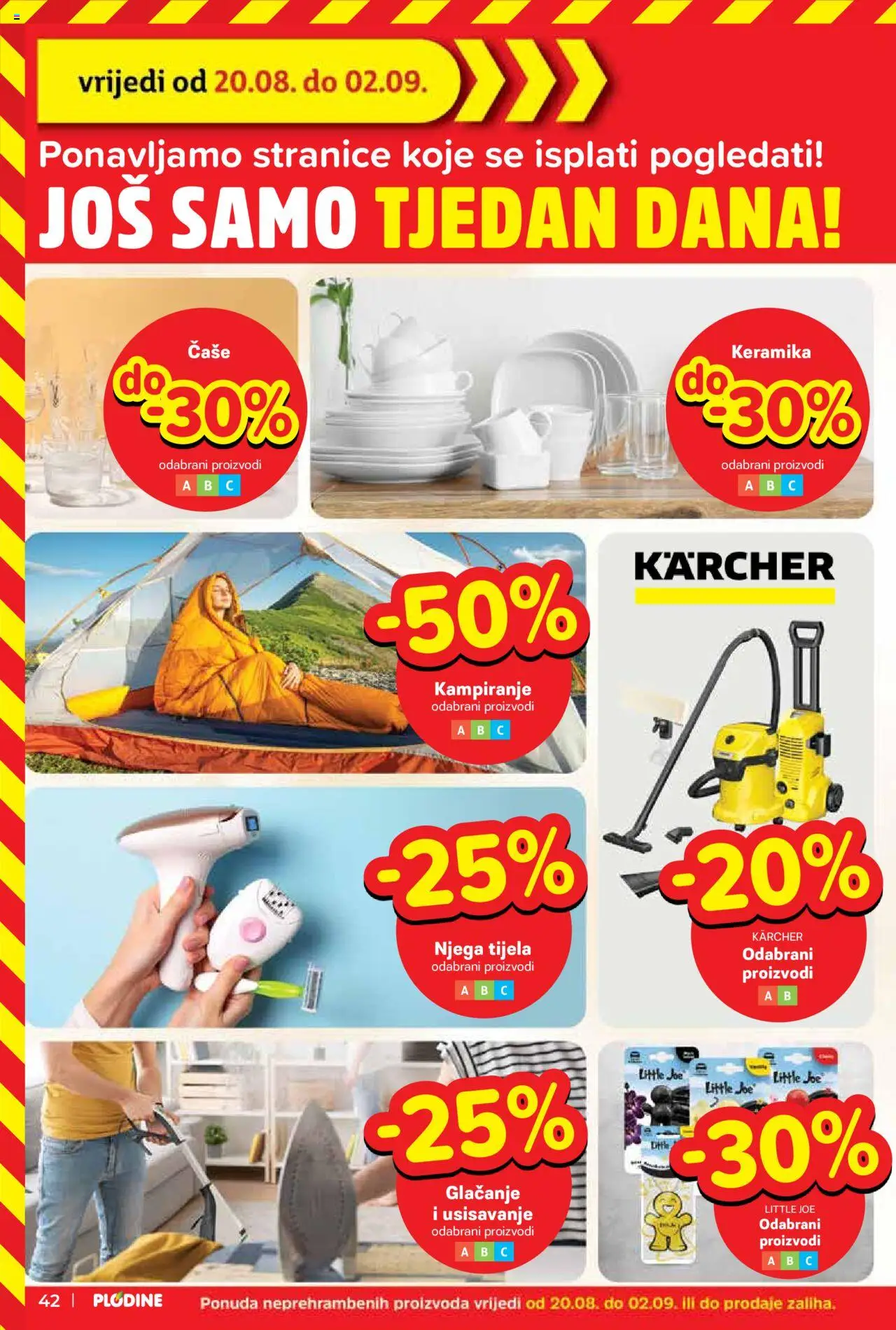 Plodine katalog | vrijedi od 27.08.2025 | Stranica: 42 | Proizvodi: Čaše, Kärcher