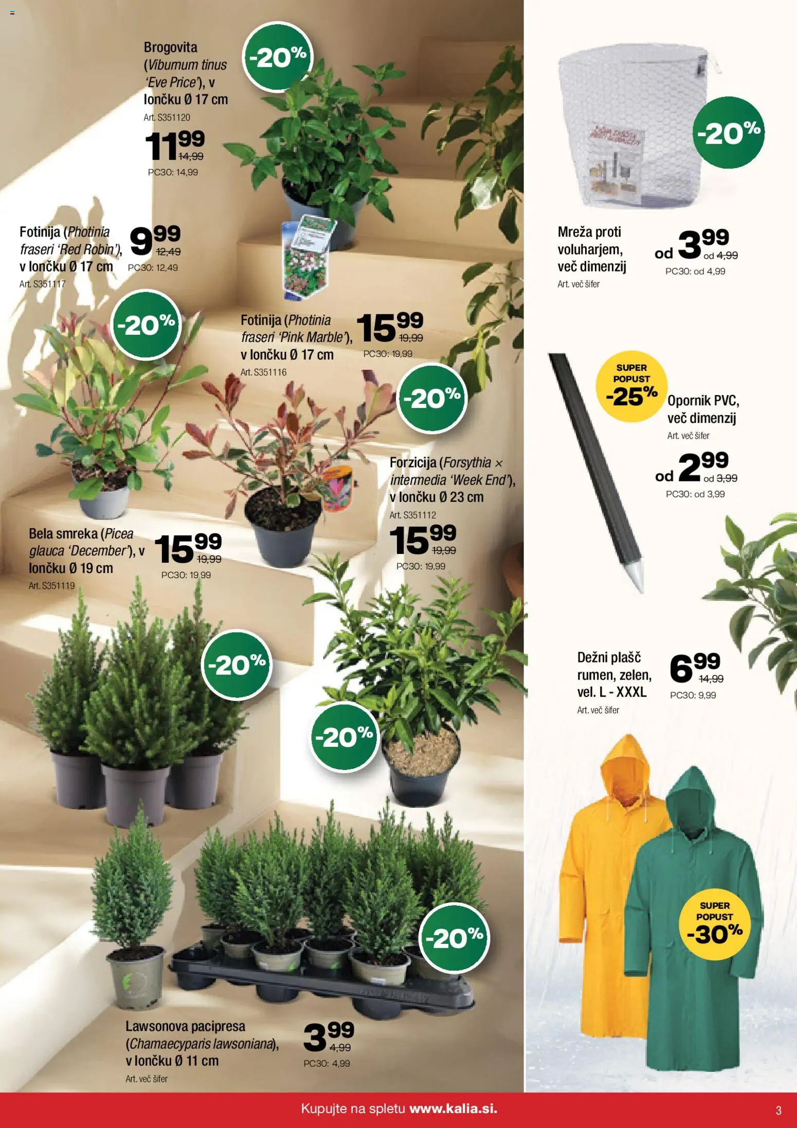 Novi Kalia katalog ponudbe – veljaven od 10.11.2025 | Stran: 3 | Izdelki: Plasc