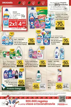 Vista previa Eroski - Navidad  válido desde el 18.12.2025 | Página: 70 | Productos: Quitamanchas, Detergente, Té, Caja