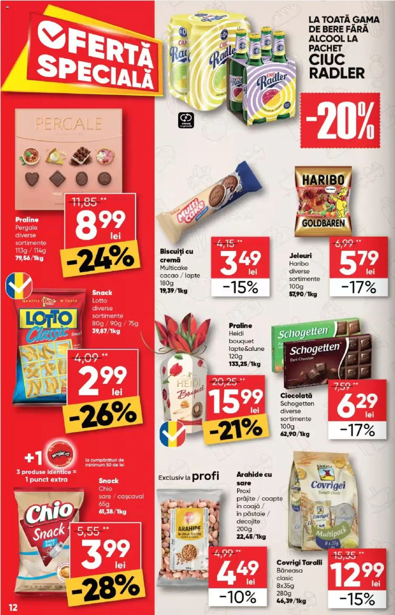 Catalog Profi Super – valabil de la 03.09.2025 | Pagină: 12 | Produse: Cașcaval, Bere, Jeleuri, Sare