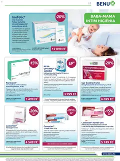 BENU Gyógyszertárak Akciós újság - amely érvényes a következő dátumtól: 01.02.2026 | Oldal: 17 | Termékek: Gomba, Bor