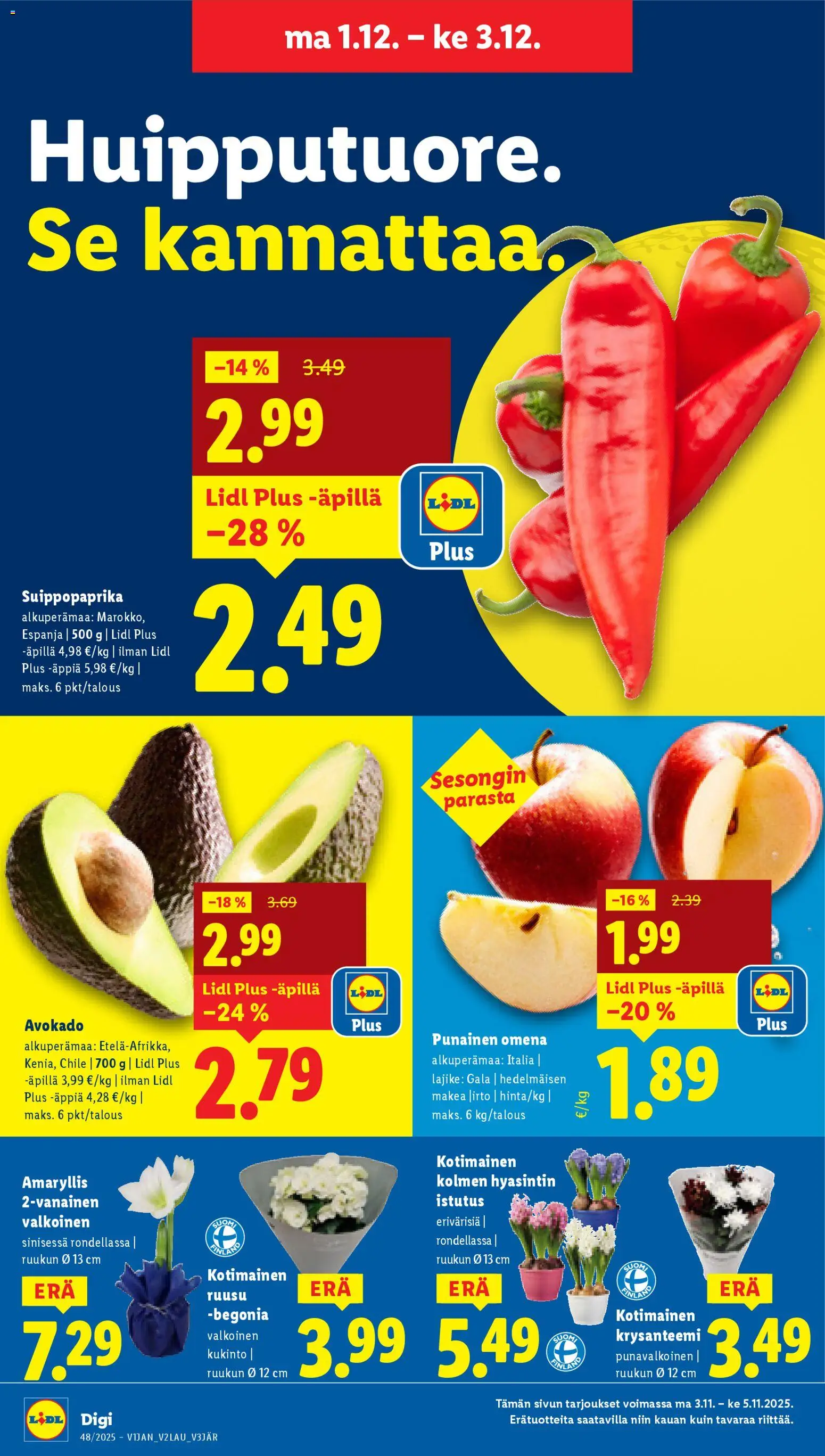 Lidl - Black Friday – voimassa 27.11.2025 alkaen | Sivu: 18 | Tuotteet: Avokado