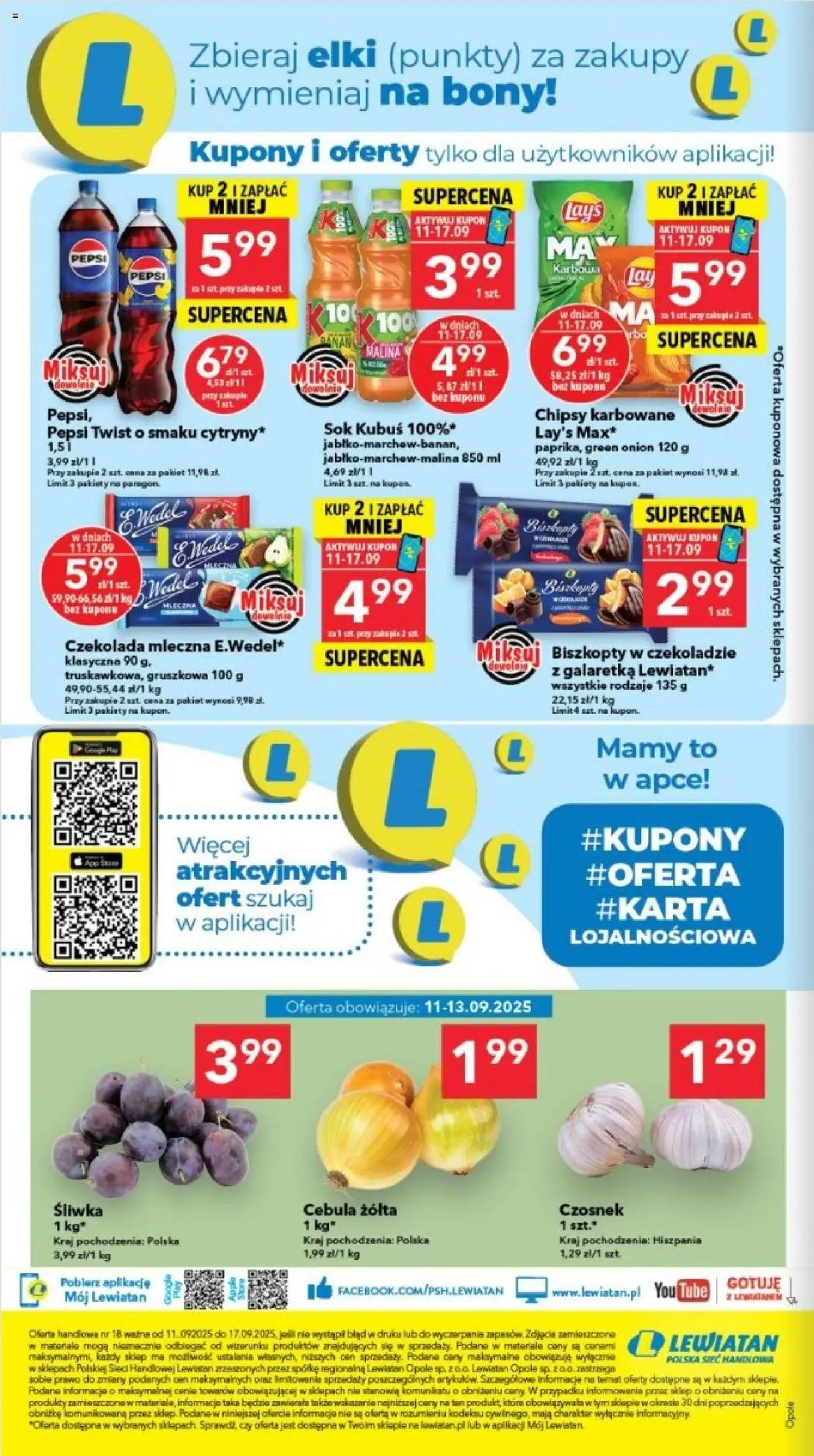 Lewiatan gazetka - Legnica od 11.09.2025 | Strona: 8 | Produkty: Malina, Galaretka, Czekolada, Sok