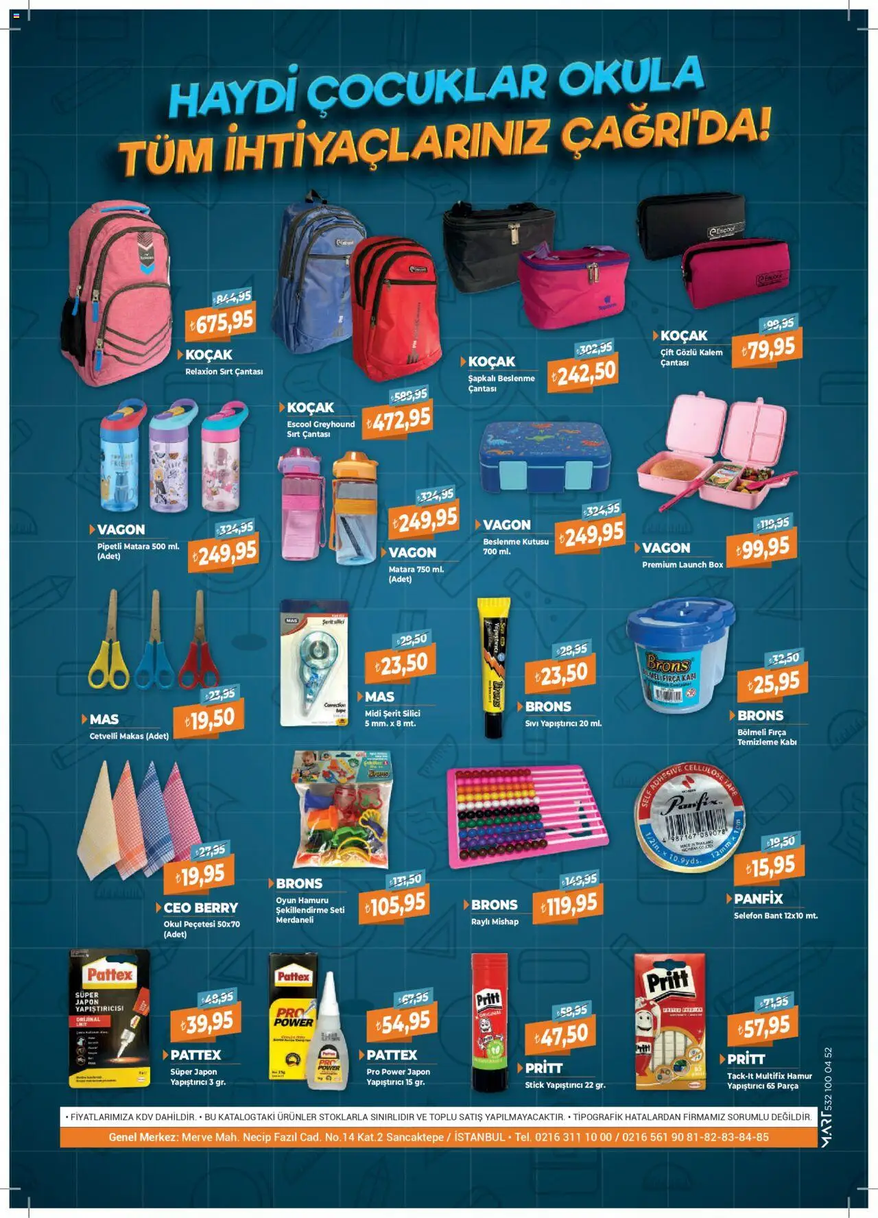 Çağrı Market Kırtasiye Katalog - 27.08.2025 tarihinden itibaren geçerlidir | Sayfa: 4 | Ürünler: Fırça, Makas, Oyun hamuru, Bant