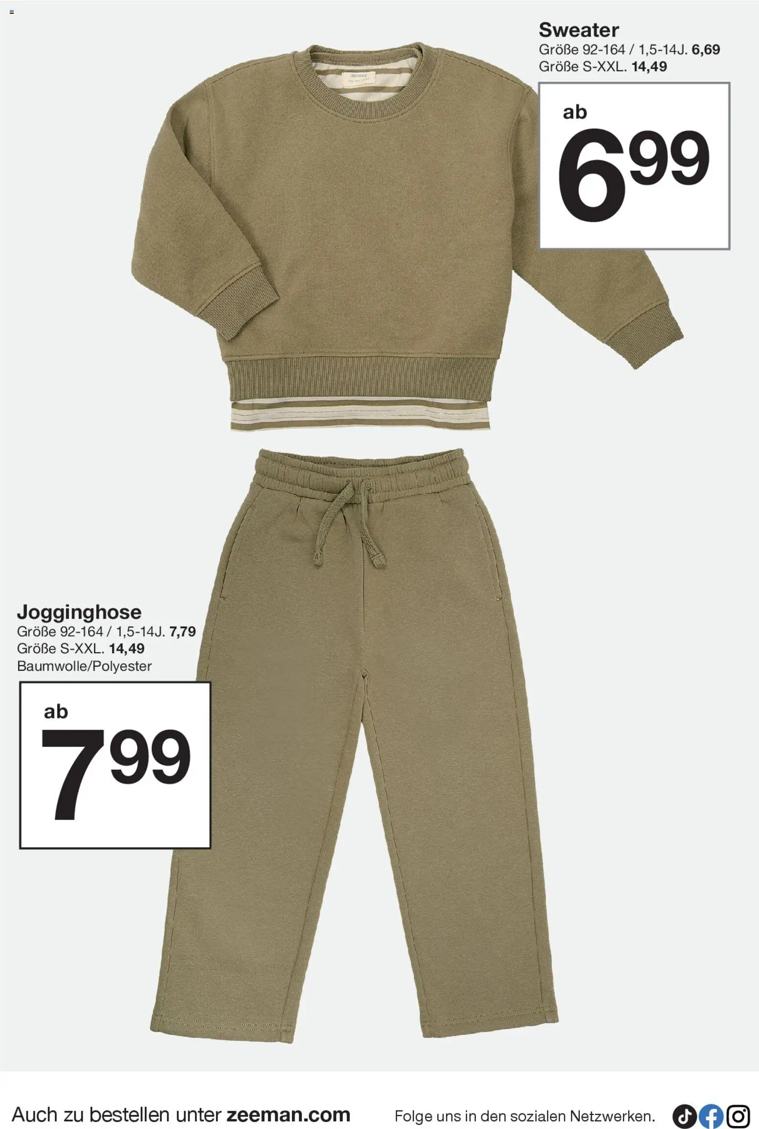 Zeeman Prospekt 	 – gültig ab 27.12.2025 | Seite: 20 | Produkte: Jogginghose