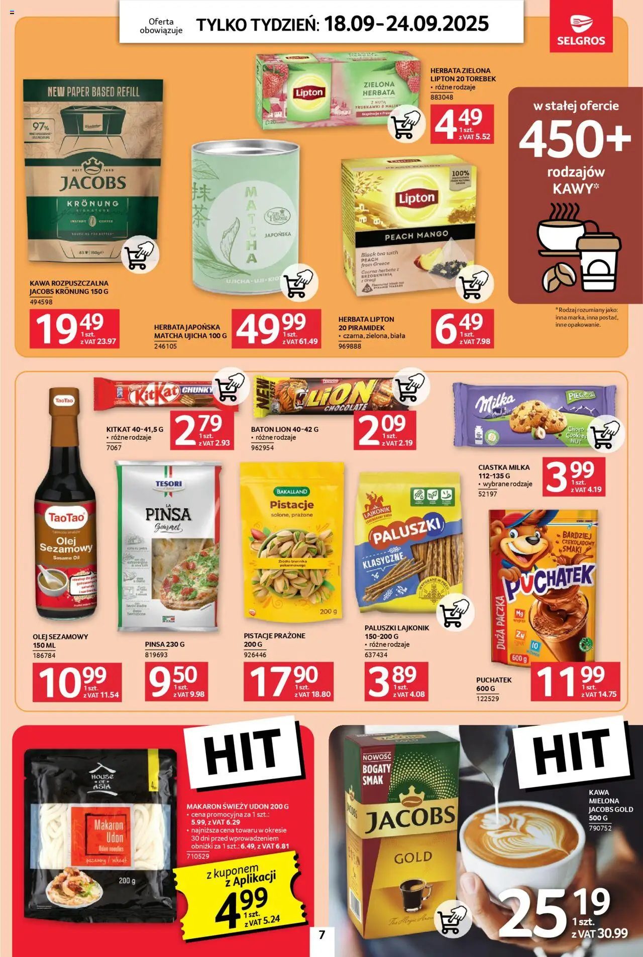 Selgros cash&carry Gazetka - Jeszcze więcej super promocji od 18.09.2025 | Strona: 7 | Produkty: Mango, Olej sezamowy, Kawa, Truskawki